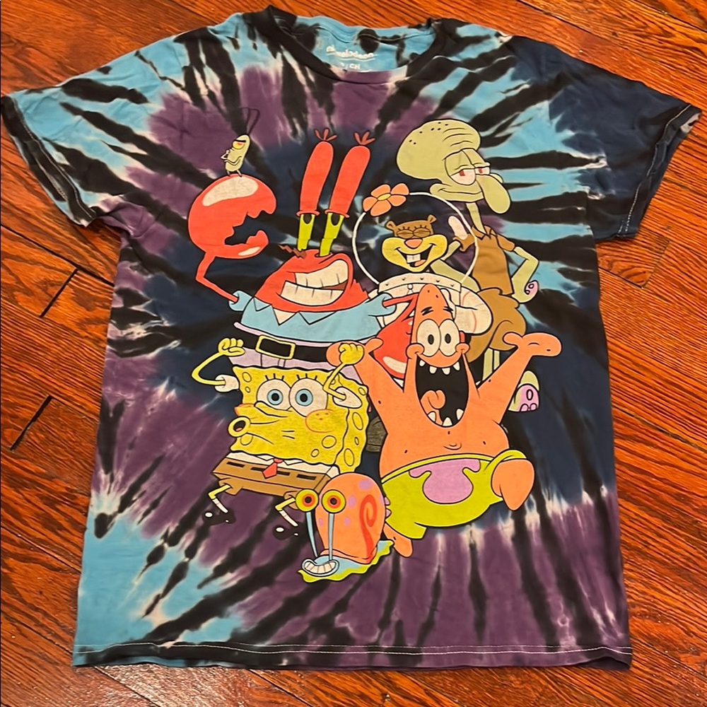 SpongeBob SquarePants Kids Tie-Dye T-Shirt